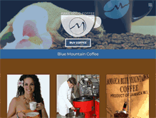 Tablet Screenshot of bluemountaincoffee.com